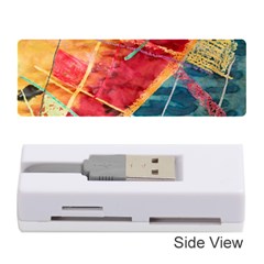 Painting Watercolor Wax Stains Red Memory Card Reader (stick)  by BangZart