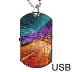 Graphics Imagination The Background Dog Tag Usb Flash (one Side) by BangZart