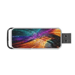 Graphics Imagination The Background Portable Usb Flash (one Side) by BangZart