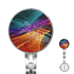 Graphics Imagination The Background Stainless Steel Nurses Watch by BangZart