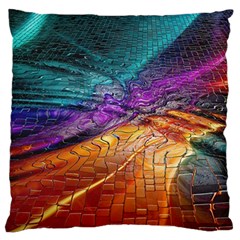 Graphics Imagination The Background Large Flano Cushion Case (one Side) by BangZart