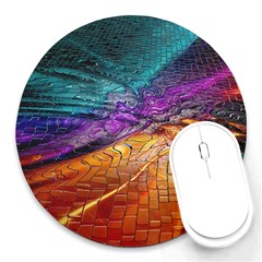 Graphics Imagination The Background Round Mousepads by BangZart