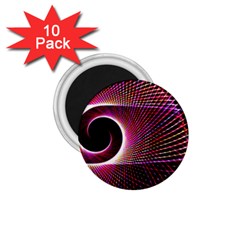 Grid Bent Vibration Ease Bend 1 75  Magnets (10 Pack)  by BangZart