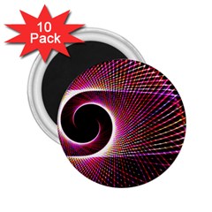 Grid Bent Vibration Ease Bend 2 25  Magnets (10 Pack)  by BangZart