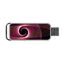 Grid Bent Vibration Ease Bend Portable Usb Flash (one Side) by BangZart