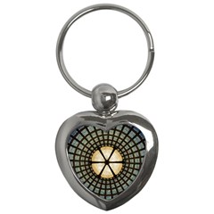 Stained Glass Colorful Glass Key Chains (heart)  by BangZart