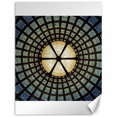 Stained Glass Colorful Glass Canvas 12  X 16   by BangZart