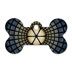 Stained Glass Colorful Glass Dog Tag Bone (two Sides) by BangZart