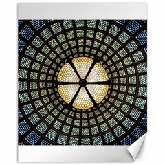 Stained Glass Colorful Glass Canvas 11  X 14   by BangZart