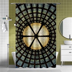 Stained Glass Colorful Glass Shower Curtain 48  X 72  (small)  by BangZart