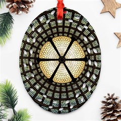 Stained Glass Colorful Glass Ornament (oval Filigree) by BangZart