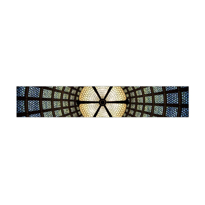 Stained Glass Colorful Glass Flano Scarf (Mini)