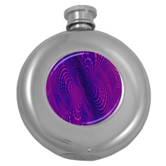 Abstract Fantastic Fractal Gradient Round Hip Flask (5 Oz) by BangZart