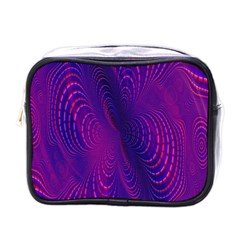 Abstract Fantastic Fractal Gradient Mini Toiletries Bags by BangZart