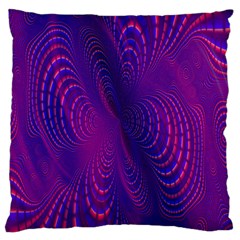 Abstract Fantastic Fractal Gradient Large Cushion Case (one Side) by BangZart