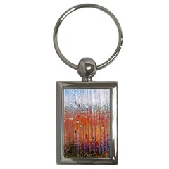 Glass Colorful Abstract Background Key Chains (rectangle)  by BangZart