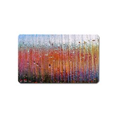 Glass Colorful Abstract Background Magnet (name Card) by BangZart