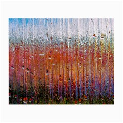 Glass Colorful Abstract Background Small Glasses Cloth (2-side) by BangZart