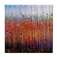 Glass Colorful Abstract Background Face Towel by BangZart