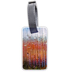 Glass Colorful Abstract Background Luggage Tags (one Side)  by BangZart