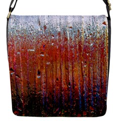 Glass Colorful Abstract Background Flap Messenger Bag (s) by BangZart