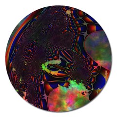 The Fourth Dimension Fractal Magnet 5  (round) by BangZart