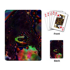 The Fourth Dimension Fractal Playing Card by BangZart