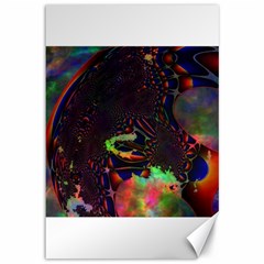 The Fourth Dimension Fractal Canvas 12  X 18   by BangZart