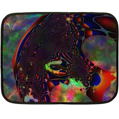 The Fourth Dimension Fractal Fleece Blanket (mini) by BangZart