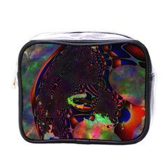 The Fourth Dimension Fractal Mini Toiletries Bags by BangZart