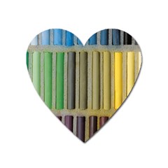 Pastels Cretaceous About Color Heart Magnet