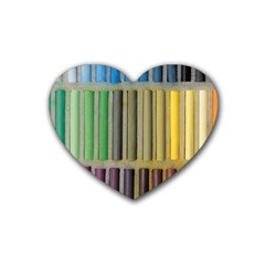 Pastels Cretaceous About Color Heart Coaster (4 Pack) 