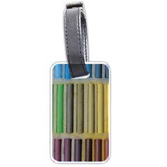 Pastels Cretaceous About Color Luggage Tags (One Side) 