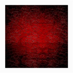 Red Grunge Texture Black Gradient Medium Glasses Cloth (2-side) by BangZart