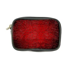 Red Grunge Texture Black Gradient Coin Purse by BangZart