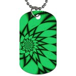 The Fourth Dimension Fractal Dog Tag (Two Sides) Front