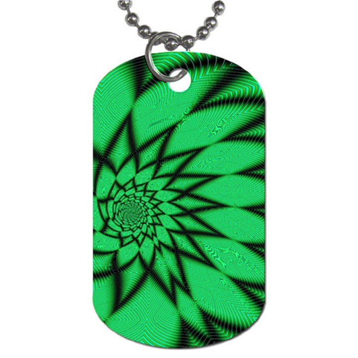 The Fourth Dimension Fractal Dog Tag (Two Sides)