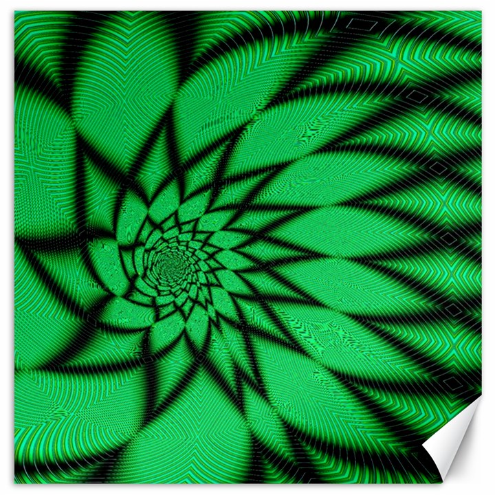 The Fourth Dimension Fractal Canvas 12  x 12  