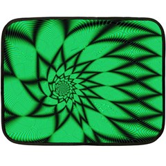 The Fourth Dimension Fractal Fleece Blanket (mini) by BangZart