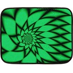 The Fourth Dimension Fractal Fleece Blanket (Mini) 35 x27  Blanket