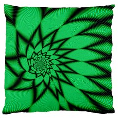 The Fourth Dimension Fractal Large Cushion Case (two Sides) by BangZart