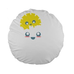 Cloud Cloudlet Sun Sky Milota Standard 15  Premium Round Cushions by BangZart