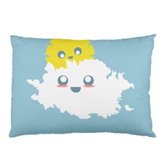 Cloud Cloudlet Sun Sky Milota Pillow Case by BangZart