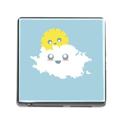 Cloud Cloudlet Sun Sky Milota Memory Card Reader (Square)