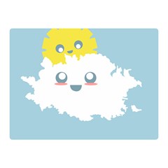 Cloud Cloudlet Sun Sky Milota Double Sided Flano Blanket (mini)  by BangZart