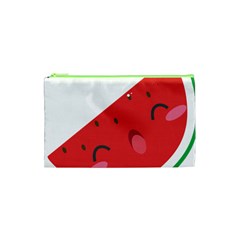 Watermelon Red Network Fruit Juicy Cosmetic Bag (xs) by BangZart