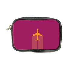 Airplane Jet Yellow Flying Wings Coin Purse by BangZart