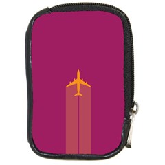 Airplane Jet Yellow Flying Wings Compact Camera Cases by BangZart