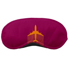 Airplane Jet Yellow Flying Wings Sleeping Masks by BangZart