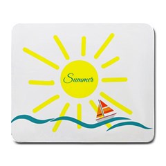 Summer Beach Holiday Holidays Sun Large Mousepads by BangZart